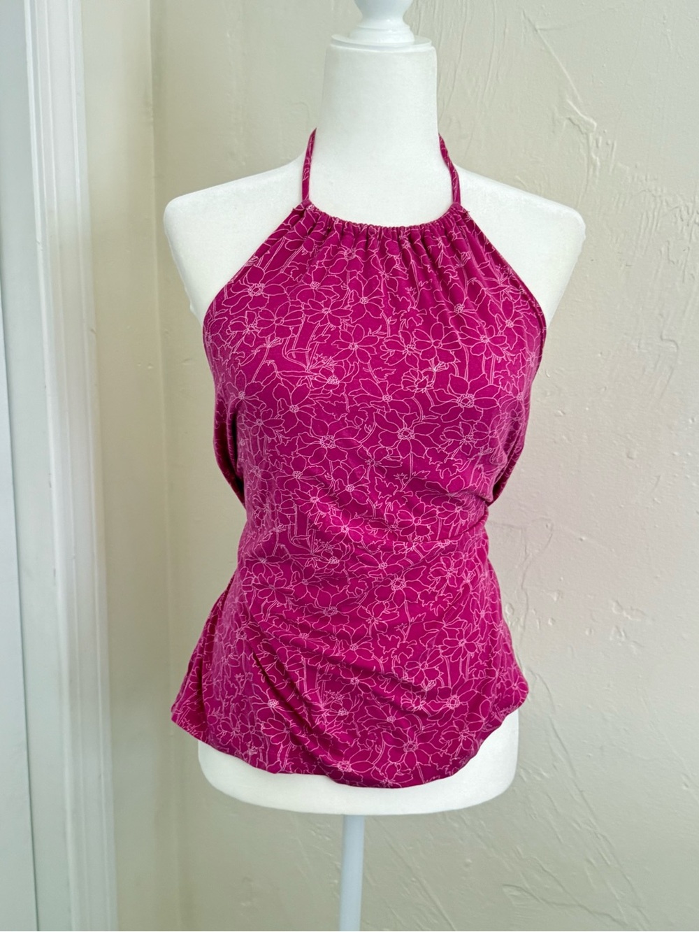 Summer maternity halter top